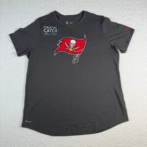 Nike NFL Tampa bay Bucs Crucial catch grey mens t-shirt XL football
